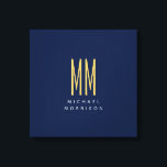 Lienzo Nombre de las letras iniciales del monograma de lo<br><div class="desc">Presente este diseño moderno y elegante. Esta plantilla se puede personalizar para satisfacer todas las ocupaciones profesionales.</div>