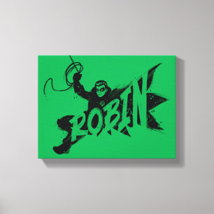 Lienzo Nombre del pincel de lápiz Robin