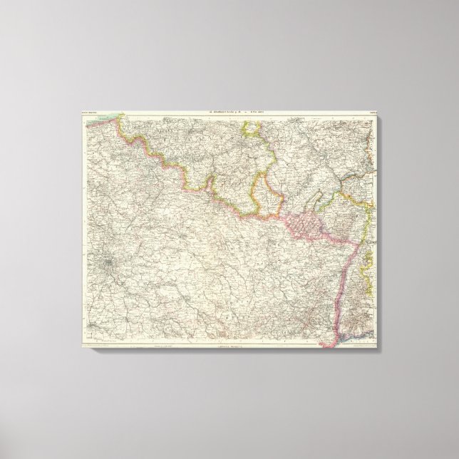 Lienzo Noreste de Francia (Anverso)