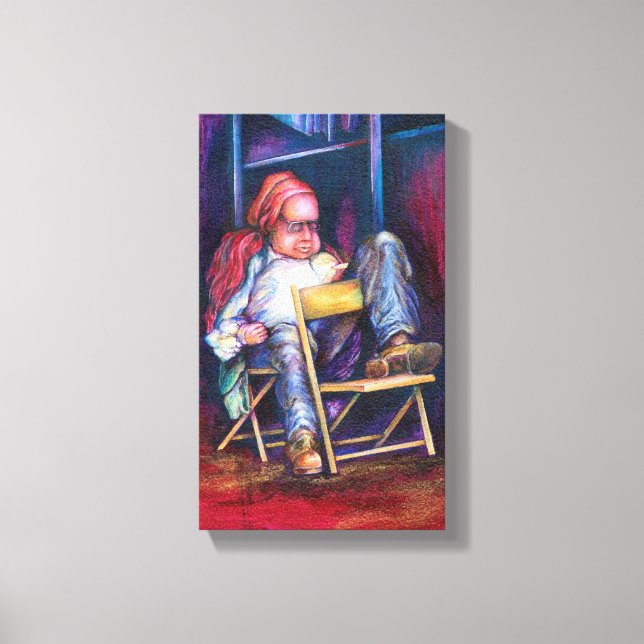 Lienzo Norman Prefiere Apostar En Su Sueño (Anverso)