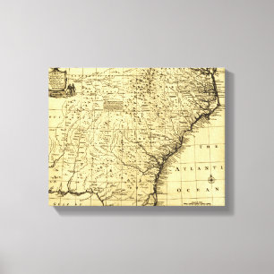 Lienzo Norte y Carolina del Sur y Georgia - panorámicos