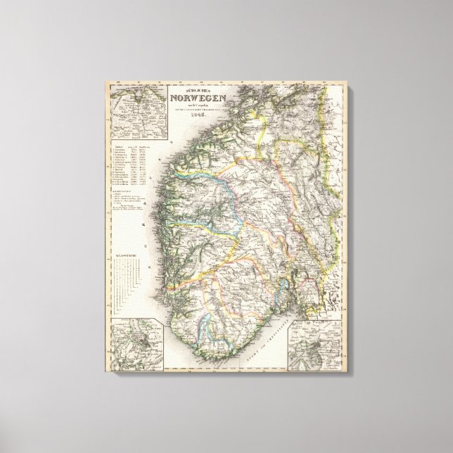 Lienzo Noruega (Anverso)