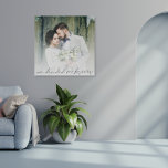 Lienzo Nos decidimos por siempre Superposición de fotos d<br><div class="desc">Superposición de fotos de recién casados Nos decidimos por siempre,  Reemplace la foto de muestra con la suya favorita de orientación cuadrada y de alta resolución.</div>
