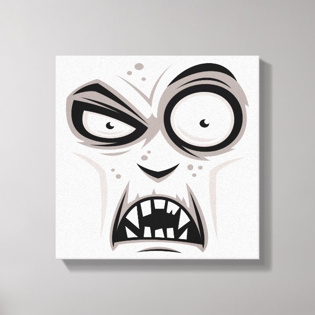Lienzo Nosferatu Vampire Face (Anverso)