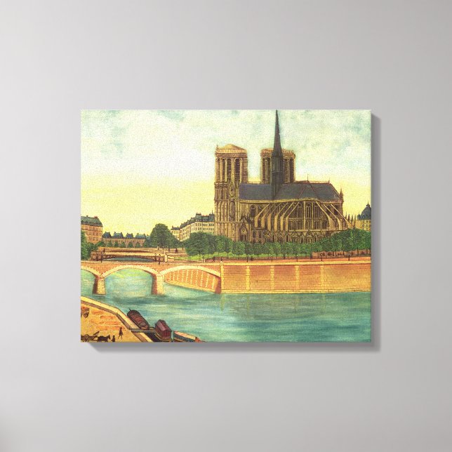 Lienzo Notre-Dame c.1933 (Anverso)