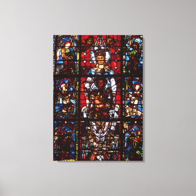 Lienzo Notre-Dame de la Belle Verriere (Anverso)