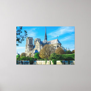 Lienzo Notre Dame de París en Francia