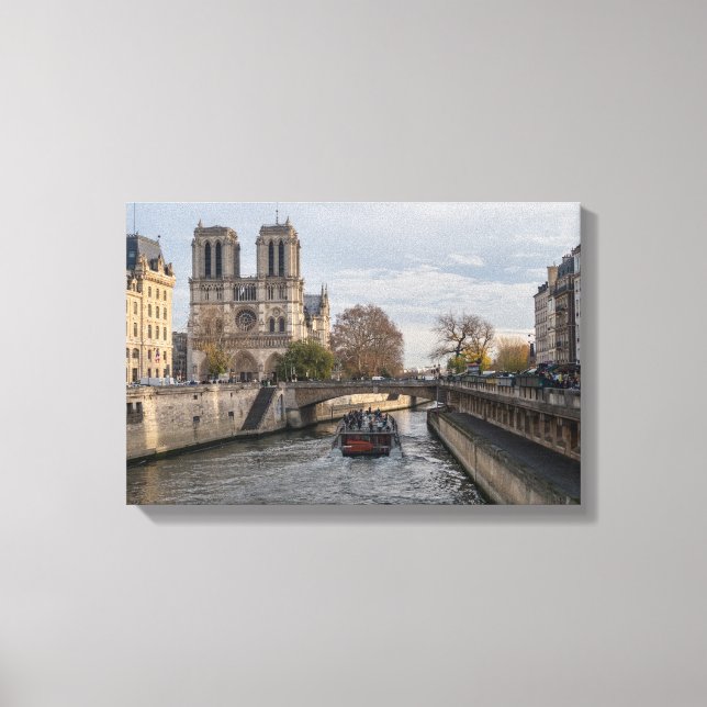 Lienzo Notre Dame de París, Francia (Anverso)