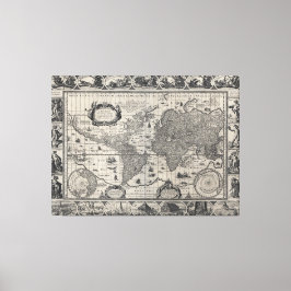 Lienzo Nova totius terrarum, Mapa Mundial de Antigüedades