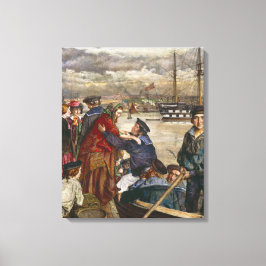 Lienzo Novedades y esposas de marineros (por John Lee)