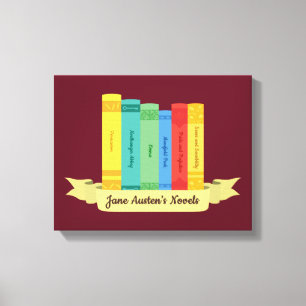 Lienzo Novelas de Jane Austen III