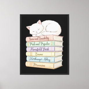 Lienzo Novelas de Jane Austen IX