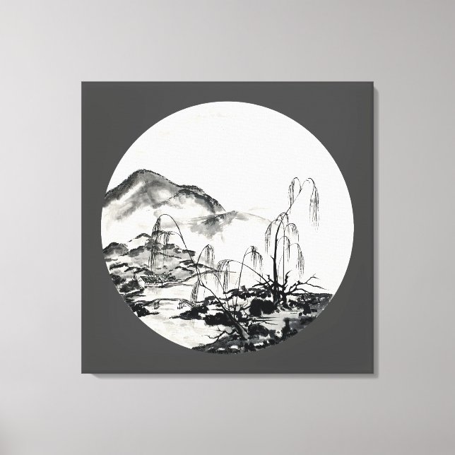 Lienzo Noviembre en Jiangsu (Anverso)