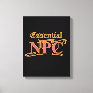 Lienzo NPC esencial No maim Rob ni matar RPG divertidos
