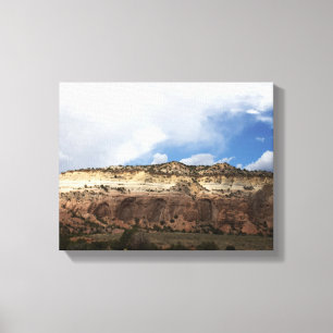 Lienzo Nube moviéndose sobre las montañas de Nuevo México