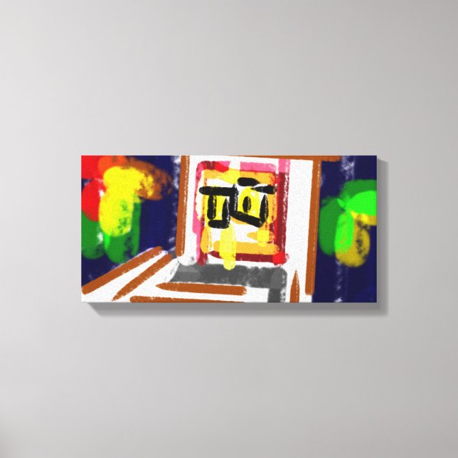 Lienzo Nube nocturna de búho (Anverso)