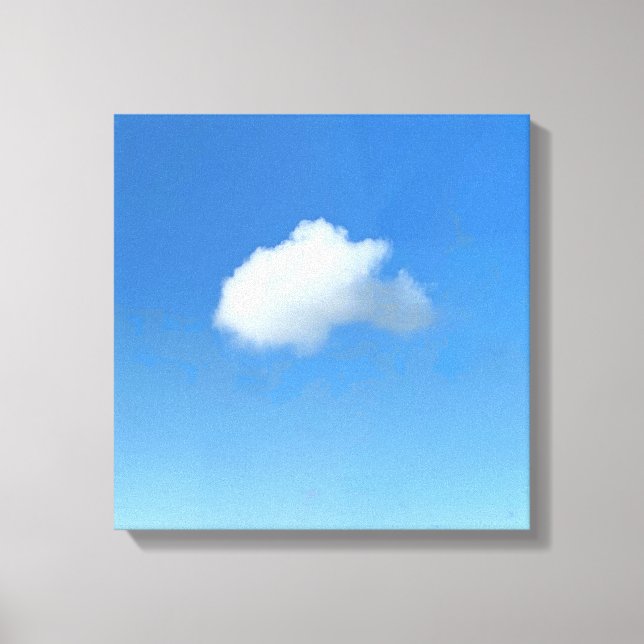 Lienzo Nube Solitaria  (Anverso)