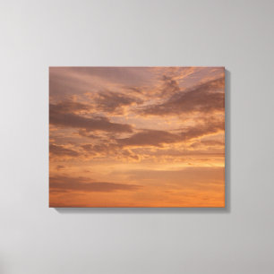 Lienzo Nubes al Atardecer II Pastel Naturaleza Abstracta