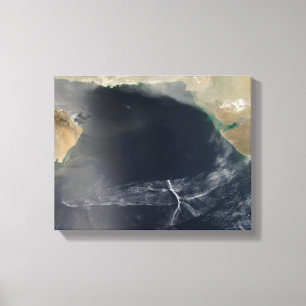 Lienzo Nubes de onda sobre el Mar Arábigo