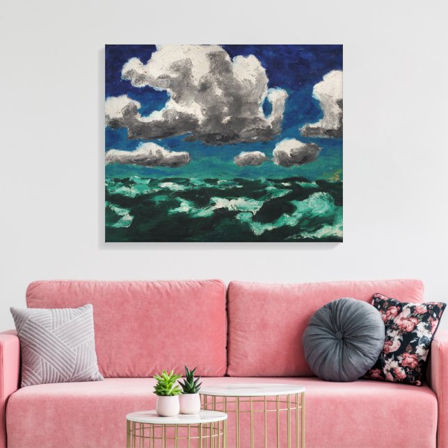 Lienzo Nubes de Verano | Emil Nolde | (Insitu (Sala de estar))