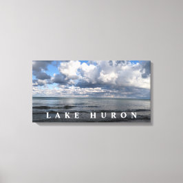 Lienzo Nubes del lago Huron