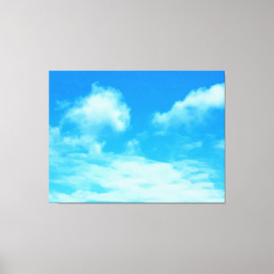 Lienzo Nubes En El Cielo Azul De Ottawa. ¡Hazte con una e