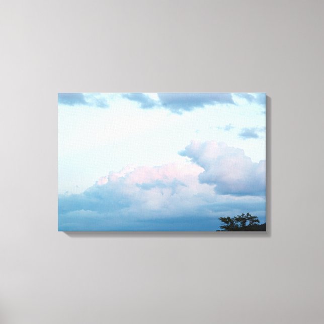 Lienzo Nubes nocturnas (Anverso)