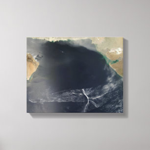 Lienzo Nubes onduladas sobre el mar Arábigo