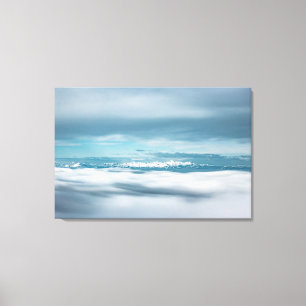 Lienzo Nubes rocosas majestuosa montaña Triglav