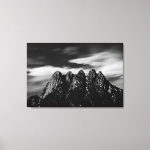 Lienzo Nubes y montañas