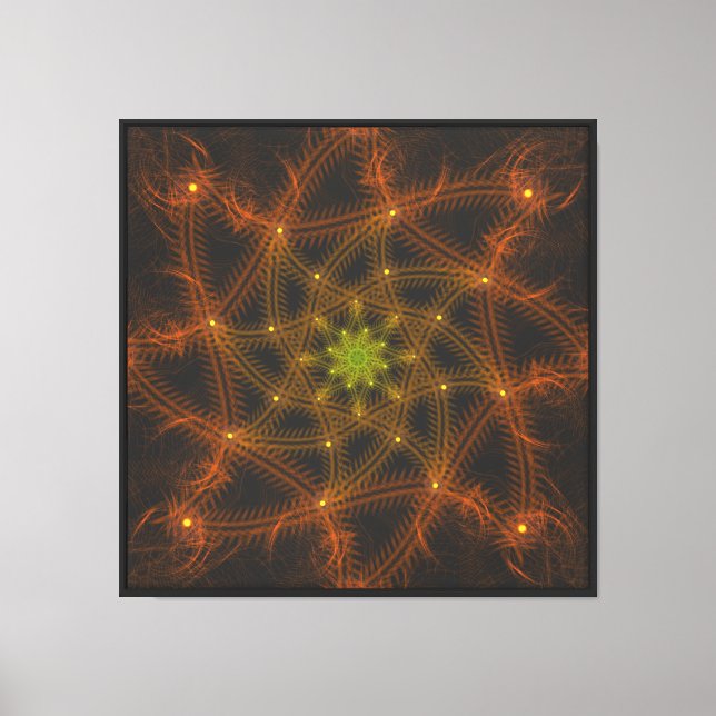 Lienzo Núcleo de Estrella Luminosa (Anverso)