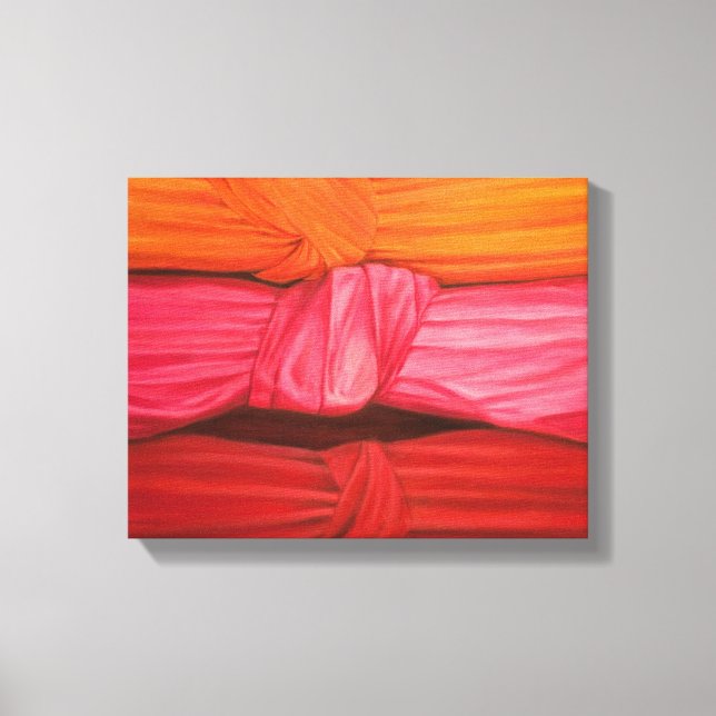 Lienzo Nudos de seda 2010 (Anverso)