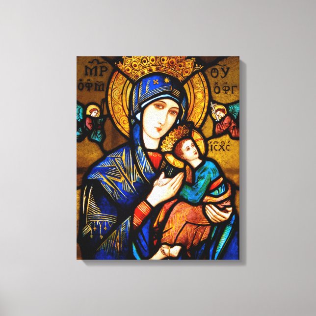 Lienzo nuestra dama de ayuda perpetua (Anverso)