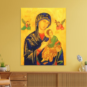 Lienzo Nuestra madre de la ayuda perpetua