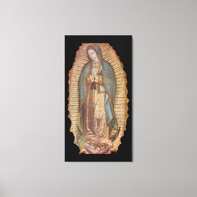 LIENZO NUESTRA SEÑORA DE GUADALUPE (Anverso)