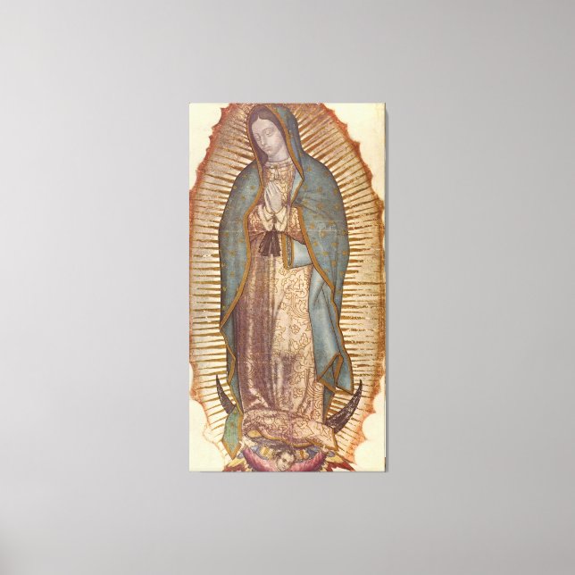 LIENZO NUESTRA SEÑORA DE GUADALUPE (Anverso)