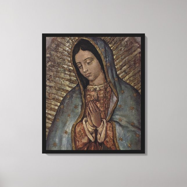 LIENZO NUESTRA SEÑORA DE GUADALUPE (Anverso)