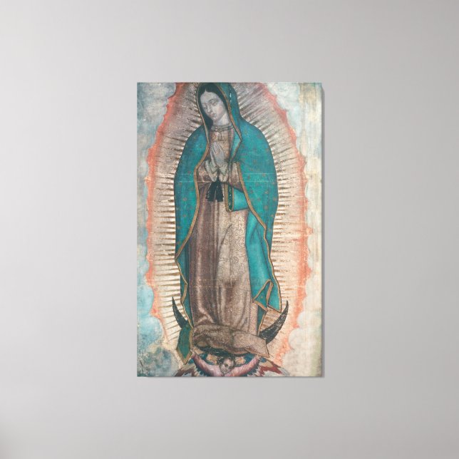 Lienzo Nuestra Señora de Guadalupe (Anverso)