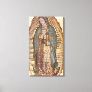 LIENZO NUESTRA SEÑORA DE GUADALUPE