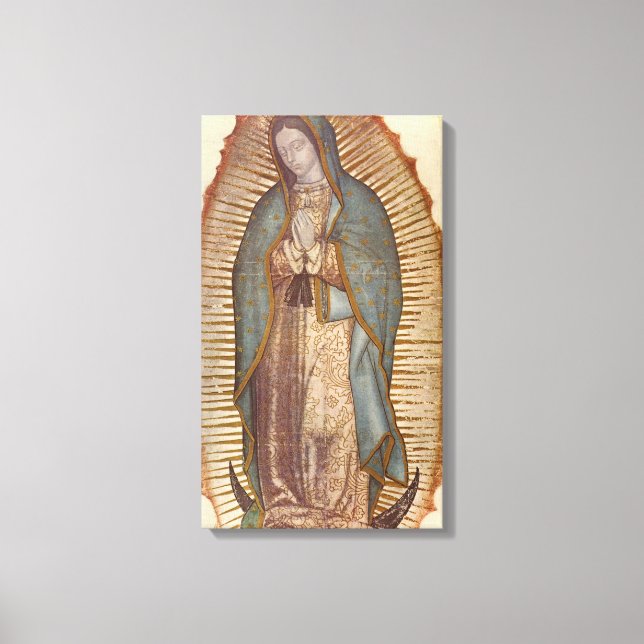 LIENZO NUESTRA SEÑORA DE GUADALUPE (Anverso)