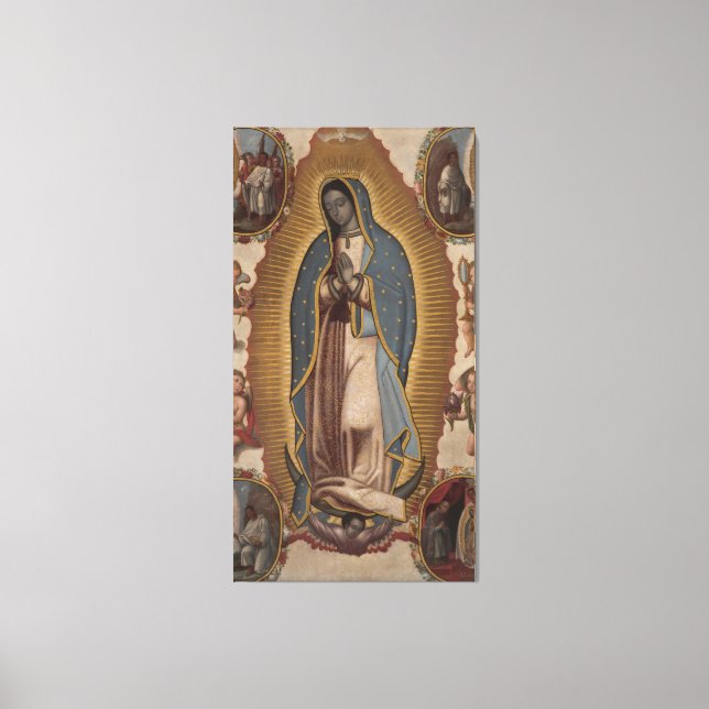 LIENZO NUESTRA SEÑORA DE GUADALUPE (Anverso)