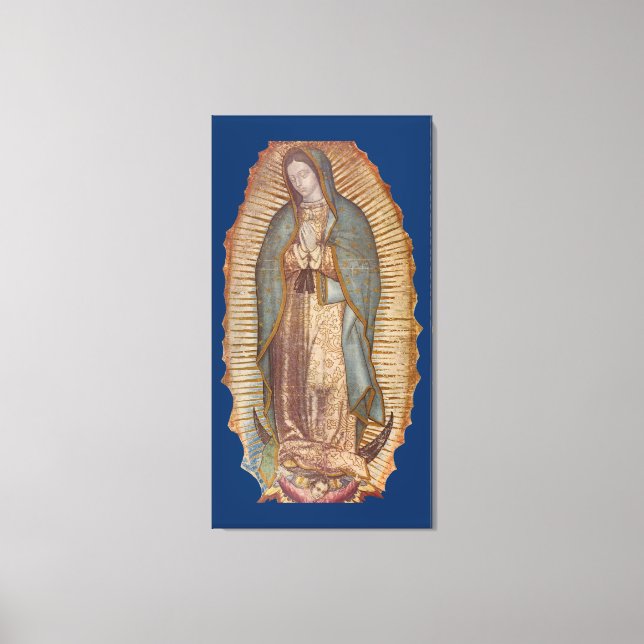 LIENZO NUESTRA SEÑORA DE GUADALUPE (Anverso)