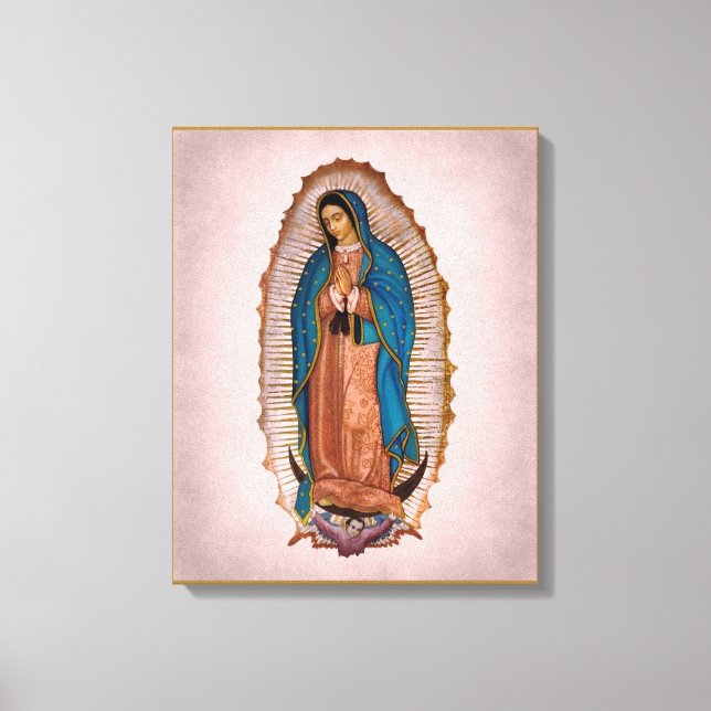 Lienzo Nuestra Señora de Guadalupe 1531 (Anverso)