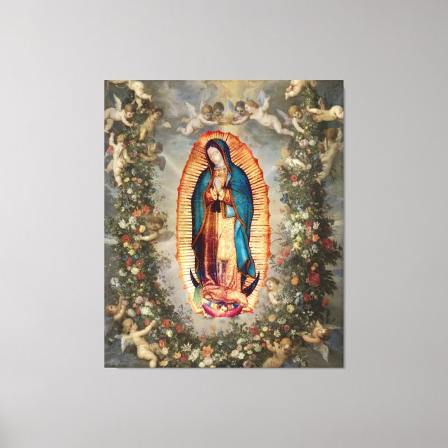 Lienzo Nuestra Señora de Guadalupe, Nuestra Señora de Gua (Anverso)