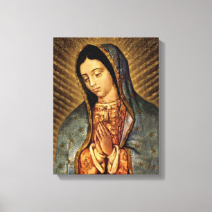 Lienzo Nuestra señora de la imagen piadosa de Guadalupe