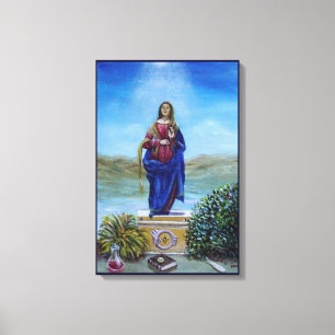 Lienzo NUESTRA SEÑORA DE LA LUZ Madonna de la Inmaculada
