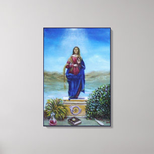 Lienzo NUESTRA SEÑORA DE LIGERA Madonna de inmaculada con