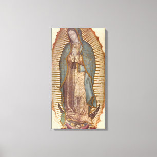 LIENZO NUESTRA SEÑORA OF GUADALUPE