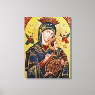 LIENZO NUESTRA SEÑORA OF PERPETUAL HELP ICON