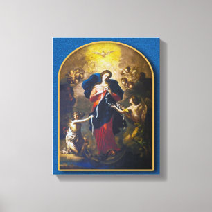 Lienzo Nuestra señora Undoer de nudos,